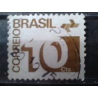 Бразилия 1972 Стандарт, цифры: 10