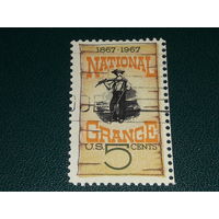 США 1967 год. 100 лет организации фермеров National Grange