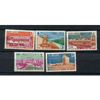 Камбоджа - 1962 - Экономическое развитие. Архитектура - [Mi. 132-136] - полная серия - 5 марок. MNH.