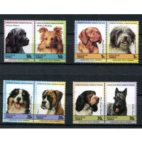 Тувалу - Нукулаэлаэ - 1985 - Собаки - 4 сцепки - [Mi. 33-40] - полная серия - 8 марок. MNH.