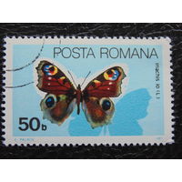 Румыния 1985г. Бабочки.
