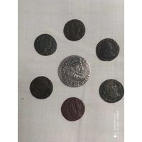 3 гроша 1592 рига и солиды с рубля