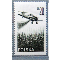 Польша 1976 **  воздушный транспорт авиация самолеты