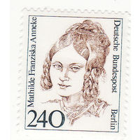 Матильда Франциска Аннеке (1817-1884), феминистка 1988 год