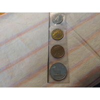 Набор 4 монеты 2012 года Замбии