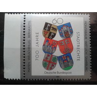Германия 1991 Гербы городов Михель-1,3 евро