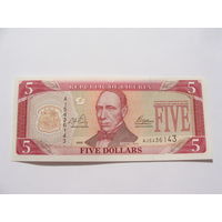 Либерия. 5 долларов 2006 год