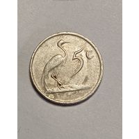 ЮАР 5 центов 1986 года