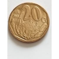 ЮАР 20 центов 2015