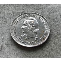 Бразилия 500 реалов 1907 - серебро