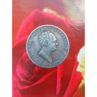 КОПИЯ монеты 10 злотых 1824 Российская Империя