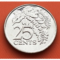 123-09 Тринидад и Тобаго 25 центов 2012 г.