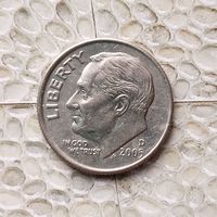 1 дайм 2005(D) года США. Красивая монета!