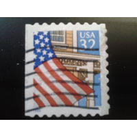 США 1995 стандарт, флаг год выпуска синего цвета