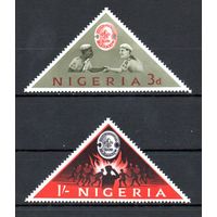 Всемирная скаутская встреча в Греции Нигерия 1963 год серия из 2-х марок