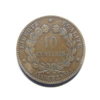 Франция 10 сантимов 1884г.