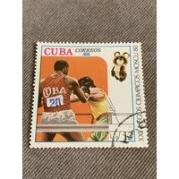 Куба 1980. Олимпиада Москва-80. Бокс. Марка из серии