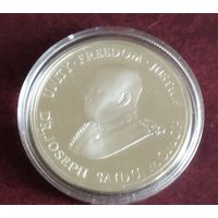 Серебро 0.925! Сьерра-Леоне 10 леоне, 1987 Всемирный фонд дикой природы