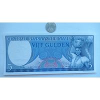 Werty71 Суринам 5 гульденов 1963 UNC Банкнота