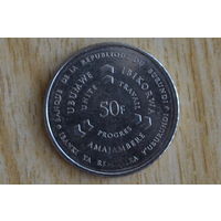 Бурунди 50 франков 2011(один год)