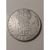 1 крона Швеция 1973