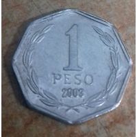 Чили 1 песо 2003