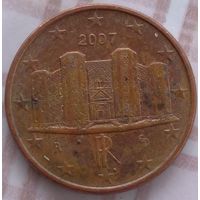 1 евроцент 2007 Италия. Возможен обмен