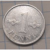 Финляндия 1 пенни 1971г. km44а