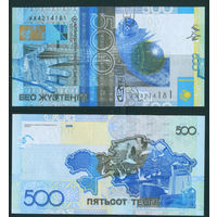 Казахстан 500 тенге 2006 (2017) без подписи пресс UNC
