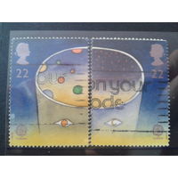 Англия 1991 Европа, астрономия Михель-3,0 евро гаш