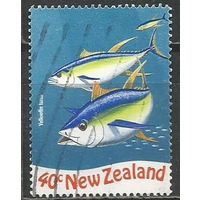 Новая Зеландия. Рыбы. Желтопёрый тунец. 1998г. Mi#1713.