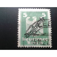 Германия 1924 надпечатка
