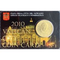 Ватикан 50 центов 2010 Бенедикт XVI