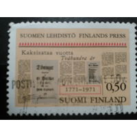 Финляндия 1971 200 лет финской газете