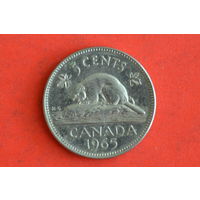 Канада 5 центов 1965