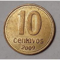 Аргентина 10 сентаво, 2009 (15-3-1)