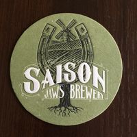 Подставка под пиво Jaws Brewery "Saison" /Россия/ No 3