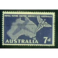 Австралия 1957 Mi# 278 Королевская служба летающих врачей Австралии. Гашеная (AU04)