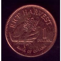 1 Доллар 2005 год Гайана