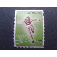 Сан-Марино 1964 олимпиада, бег