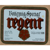 Этикетка пива Bohemia Regent Е400