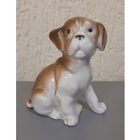 Статуэтка фарфоровая собака Боксёр (щенок), Германия