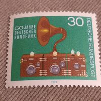 ФРГ 1973. 50 летие Немецкого радио