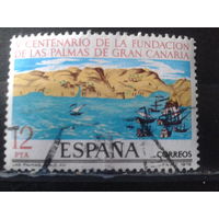 Испания 1978 Вид Лас Палмаса (столици Канарских островов) в 1599 г