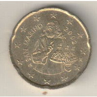 Сан-Марино 20 евроцент 2002