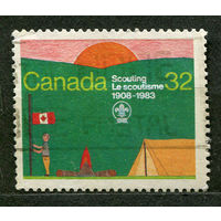 Канадские скауты разведчики. Канада. 1983. Полная серия 1 марка