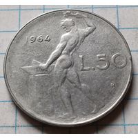 Италия 50 лир, 1964      ( 2-11-7 )