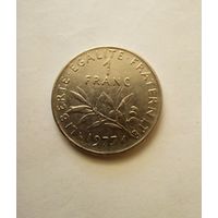 Франция 1 франк 1977 г