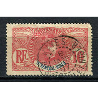Французские колонии - Сенегал и Нигер - 1906 - Генерал Федерб 10С - [Mi.5] - 1 марка. Гашеная.  (Лот 117X)
