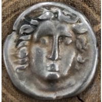 Греция Родос Родос Дидрахма 305-275 гг. до н. э. Голова Гелиоса / Бутон розы